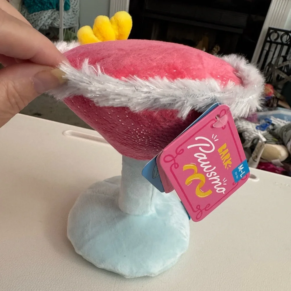 Bark Pawsmo cocktail dog toy
